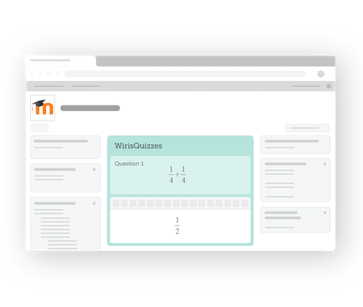 Wiris Quizzes on Moodle